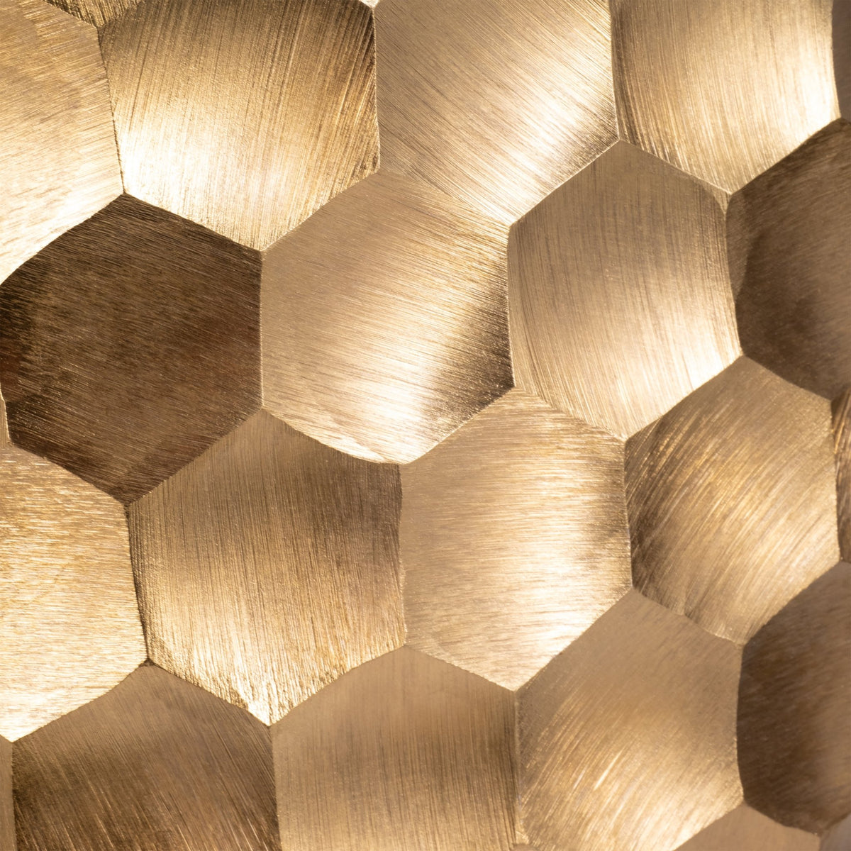 METAL, 24" HONEYCOMB VASE, GOLD | Sagebrook Home