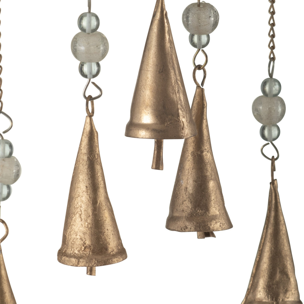 Metal, 24" Mosaic Butterfly Chime, Gold Table Decors| Sagebrook Home
