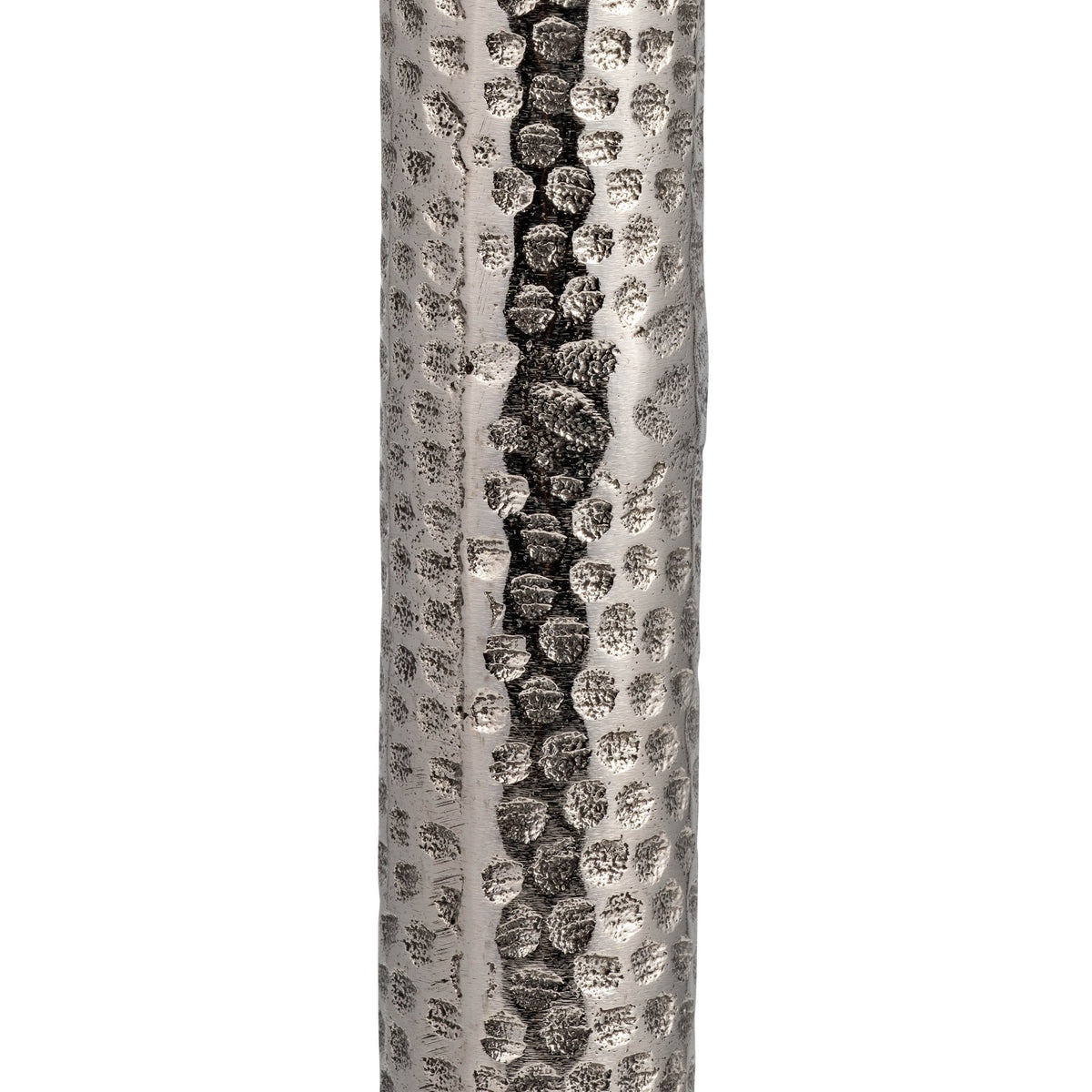 METAL, 24"H ROUND DRINK TABLE - FLAT BASE, SILVER/ Accent & End Tables| Sagebrook Home