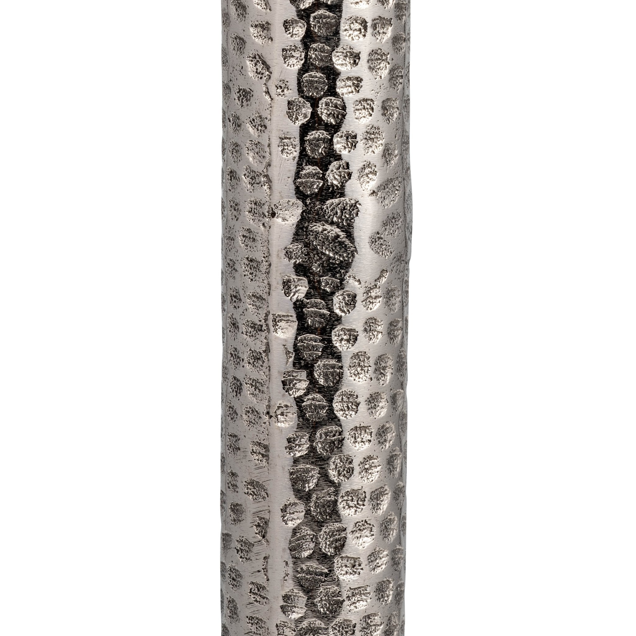 METAL, 24"H ROUND DRINK TABLE - FLAT BASE, SILVER/ Accent & End Tables| Sagebrook Home