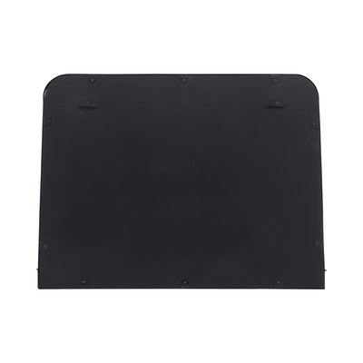 METAL, 24X18 MIRROR W/ FOLDING SHELF, BLACK/BROWN - Al Rugaib Furniture