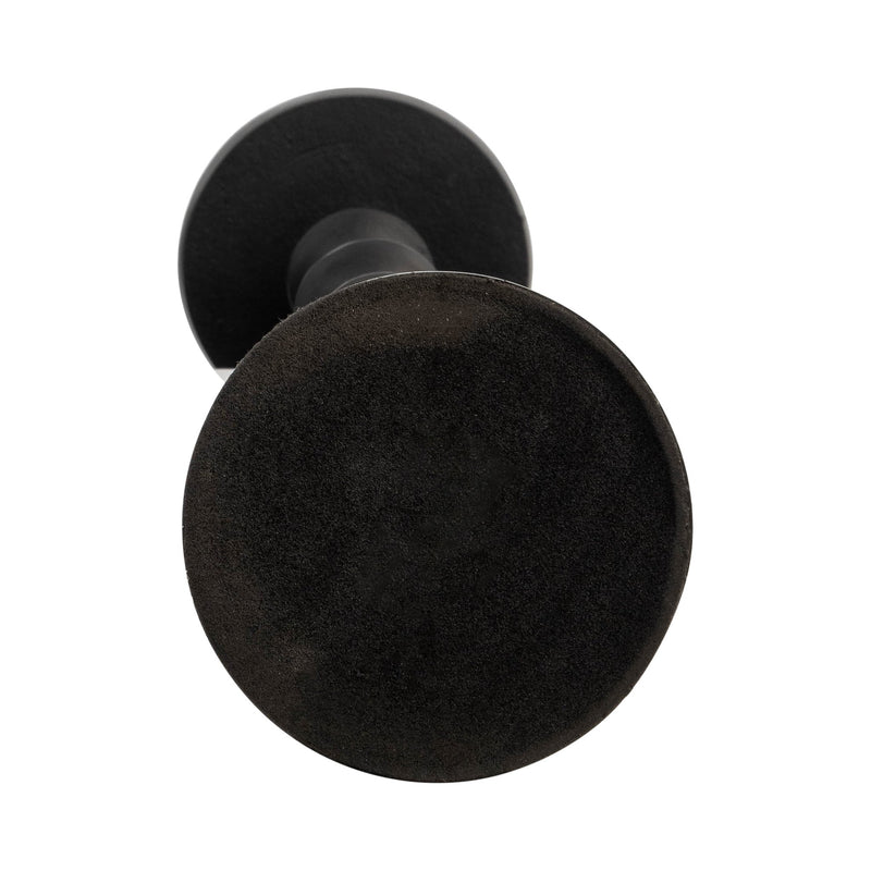 METAL, 29" ABACUS FLOOR PILLAR CANDLEHOLDER, BLACK - Al Rugaib Furniture