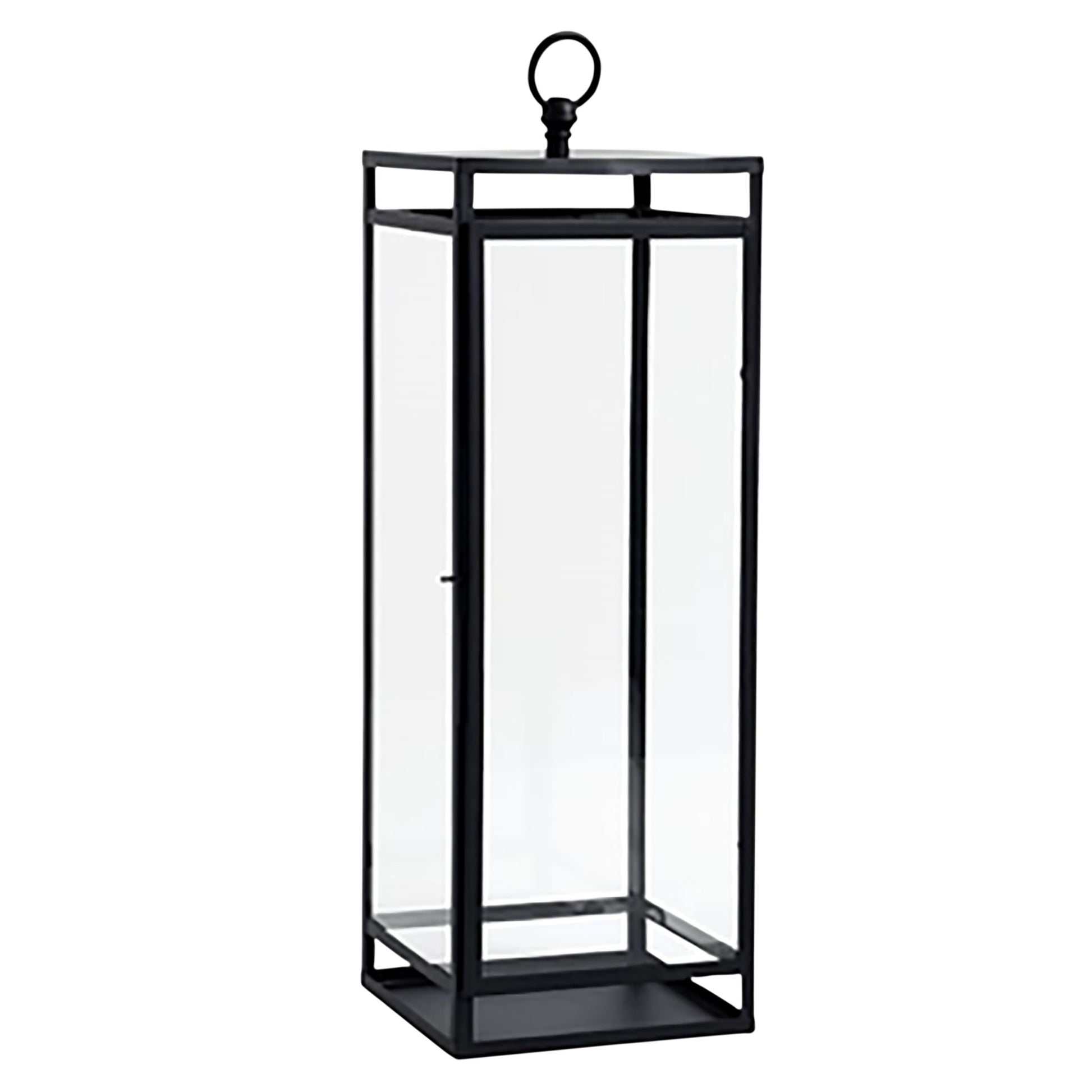 METAL, 30"H LANTERN, BLACK Table Decors| Sagebrook Home