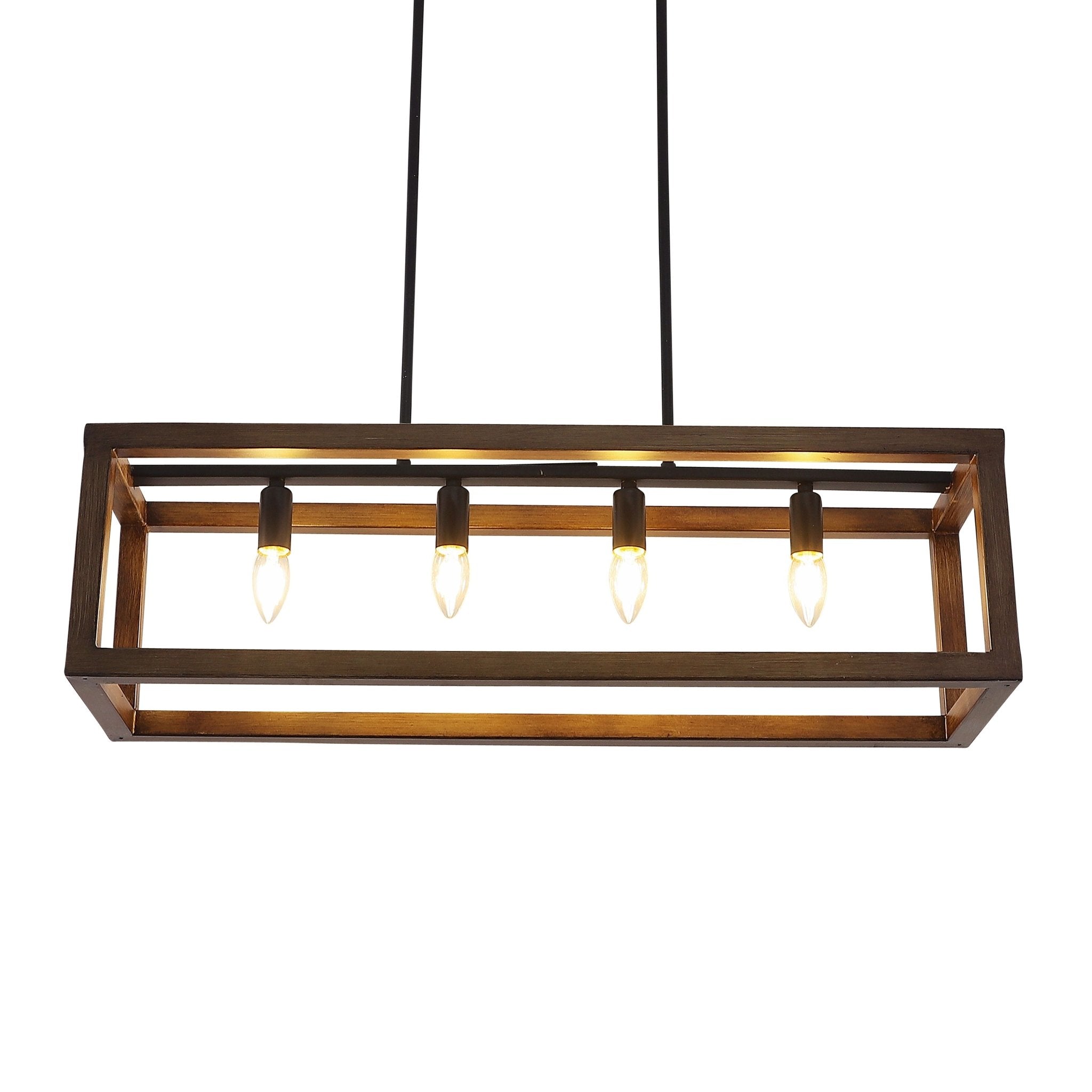 METAL 4 LIGHT CHANDELIER WITH BLACK MESH DIFFUSER chandeliers| Sagebrook Home