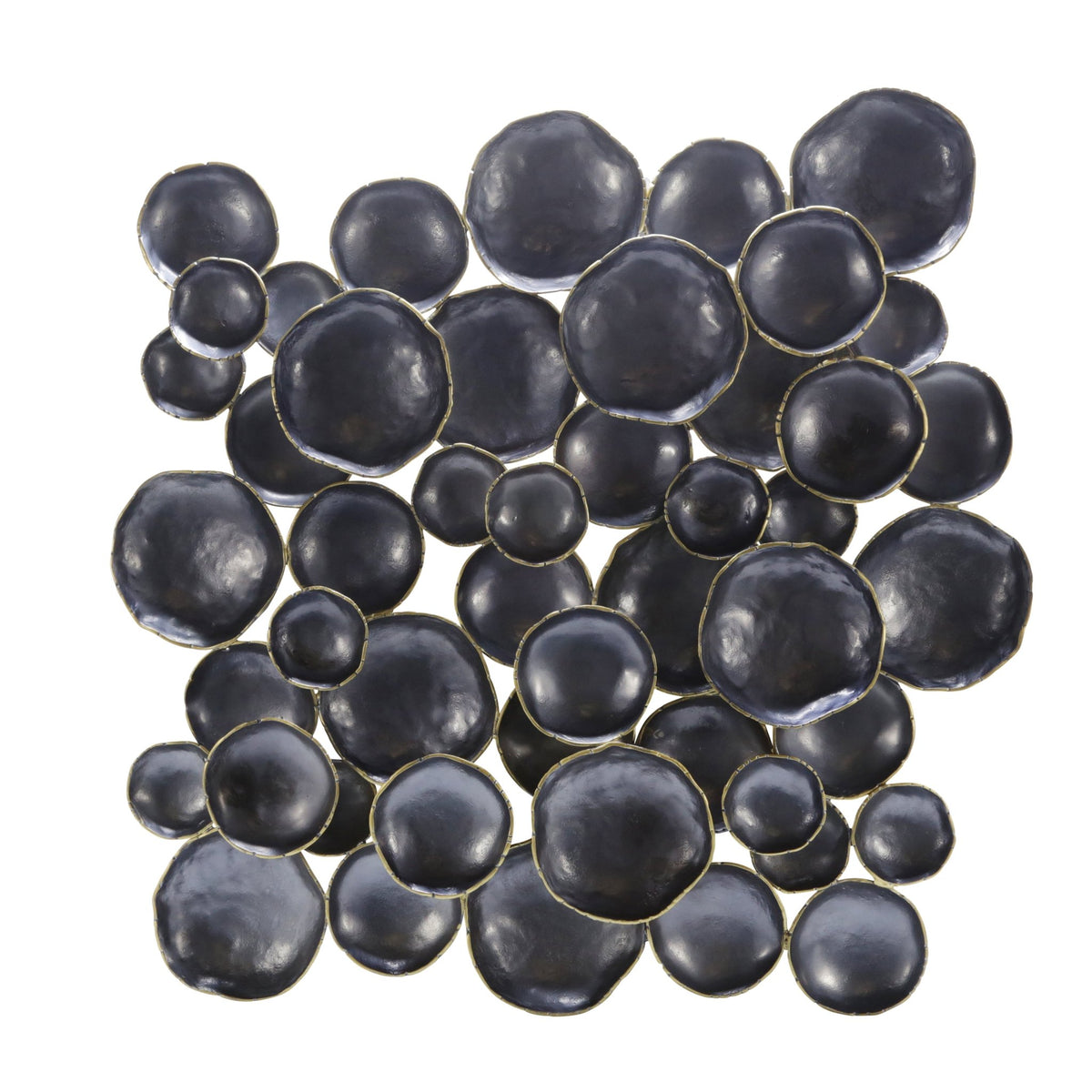 METAL 47" CIRCLE GROUPING WALL DECOR, GRAY Wall Decors| Sagebrook Home
