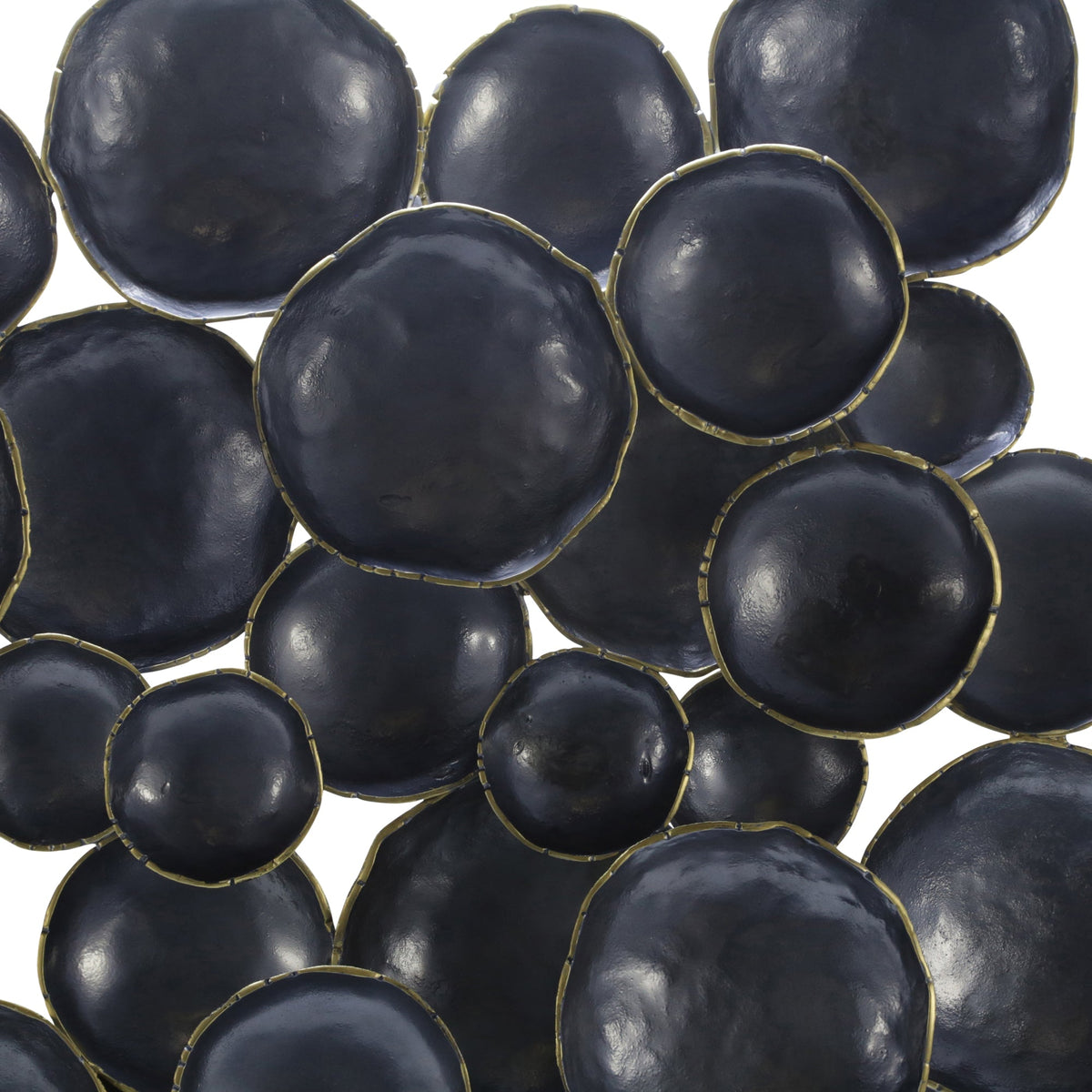 METAL 47" CIRCLE GROUPING WALL DECOR, GRAY Wall Decors| Sagebrook Home
