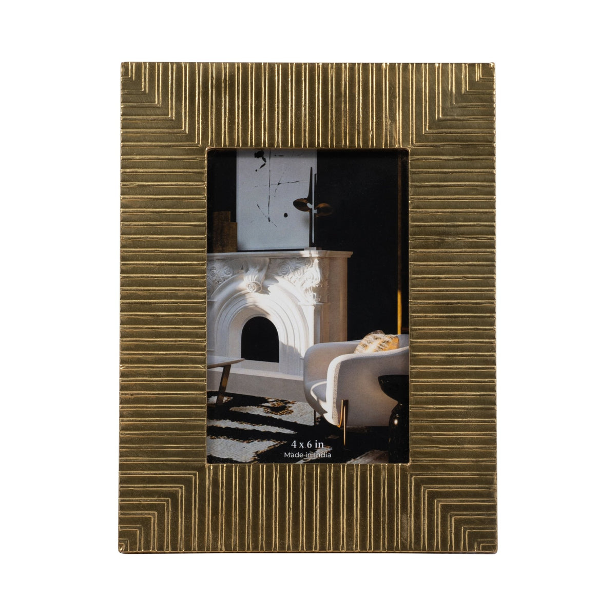 METAL, 4X6 5TH AVE PHOTO FRAME, GOLD Photo Frames| Sagebrook Home