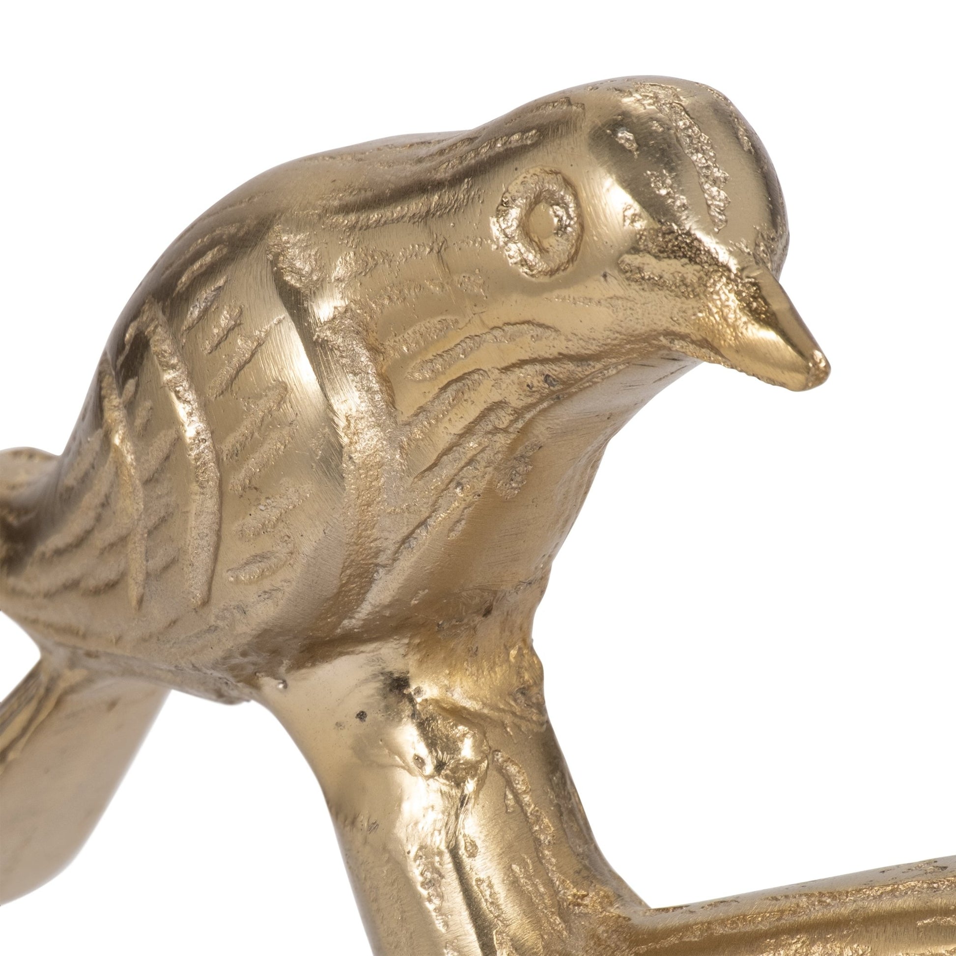 Metal, 8" Perched Birds, Gold Table Decors| Sagebrook Home