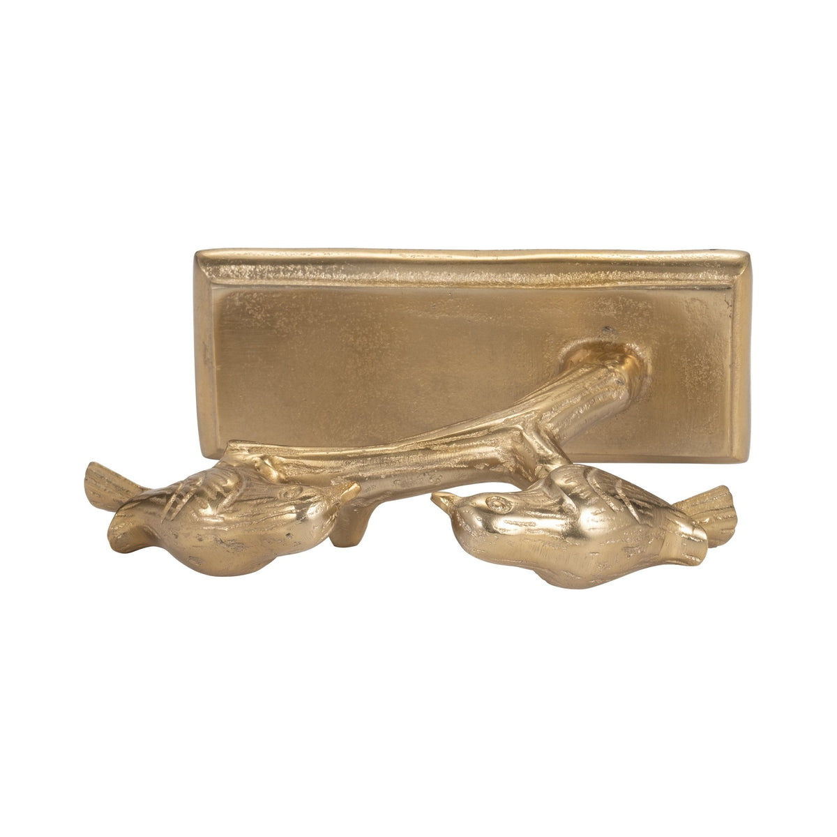 Metal, 8" Perched Birds, Gold Table Decors| Sagebrook Home