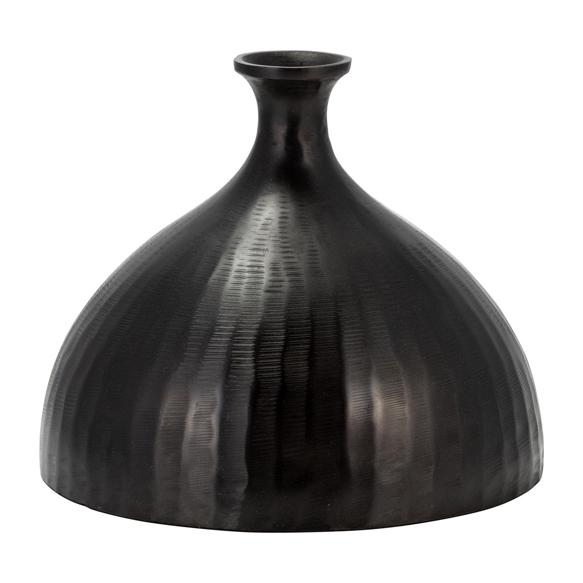 Metal, 9" Bulbous Vase, Bronze Vases and Jars| Sagebrook Home