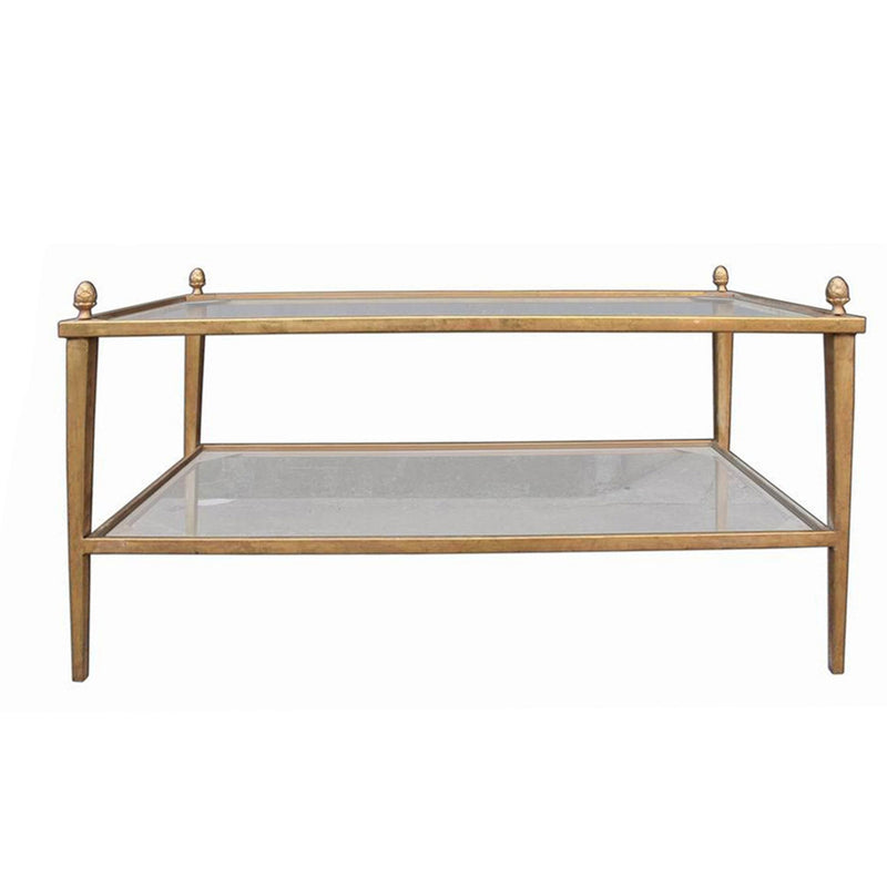 METAL AND GLASS COCKTAIL TABLE - Al Rugaib Furniture