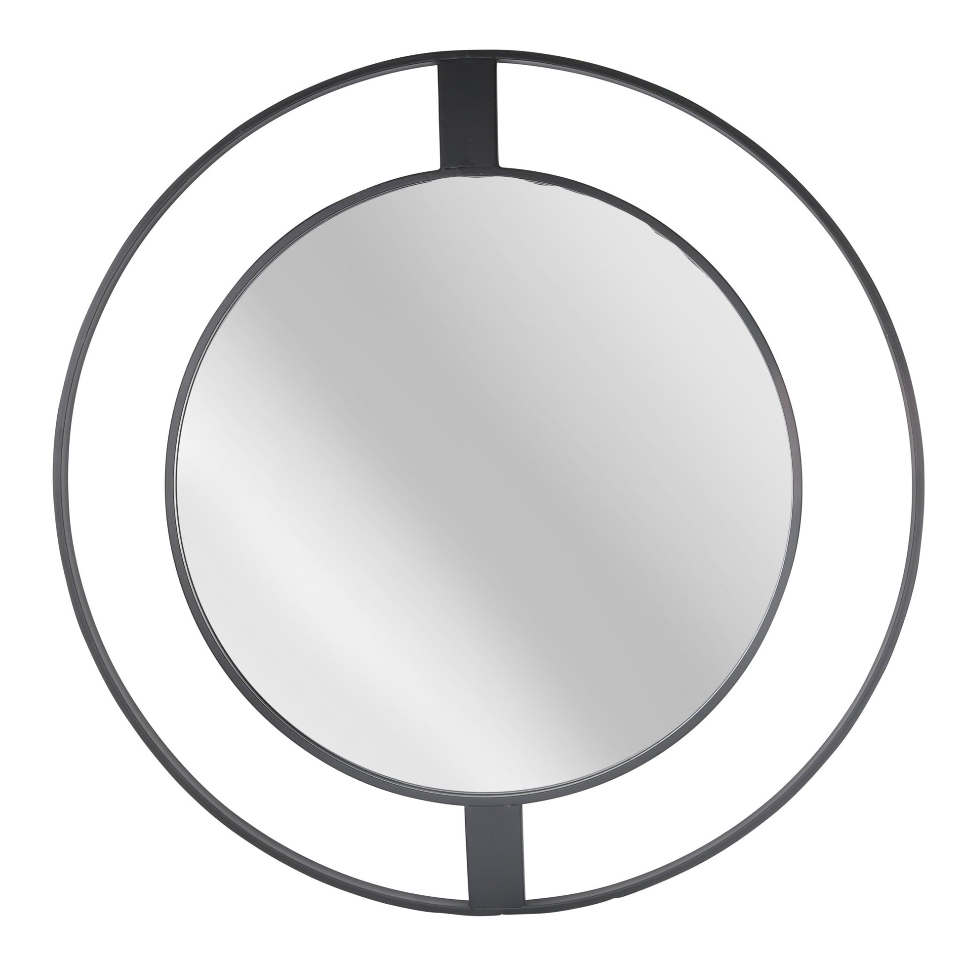 METAL FRAME 36" WALL MIRROR, BLACK WB Mirrors| Sagebrook Home