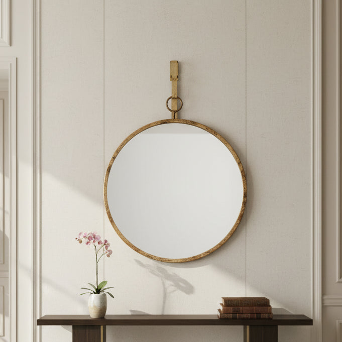 Metal & Glass Wall Mirror, Gold Mirrors| Sagebrook Home