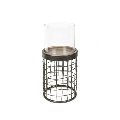 METAL GRID CANDLEHOLDER - Al Rugaib Furniture