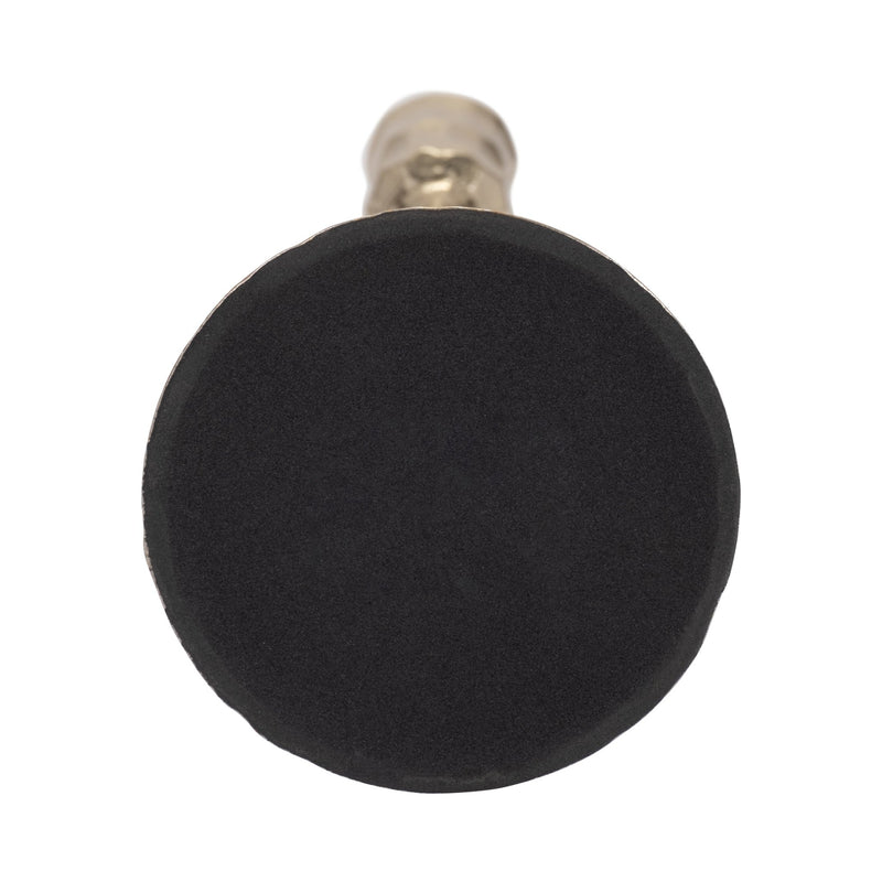 METAL, HAMMERED TAPER CANDLEHOLDER, GOLD - Al Rugaib Furniture