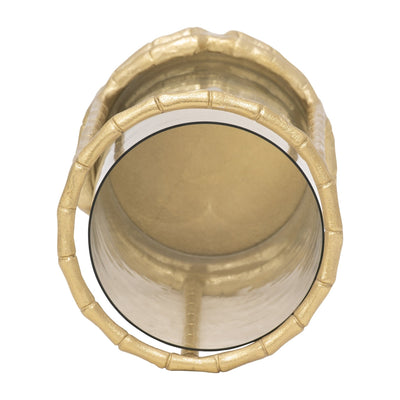 METAL, HURRICANE HOLDER, GOLD - Al Rugaib Furniture