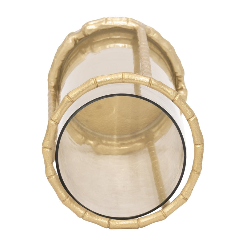 METAL, HURRICANE HOLDER, GOLD - Al Rugaib Furniture