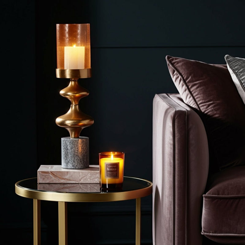 METAL, HURRICANE SPHERE, DARK GOLD, KD - Al Rugaib Furniture