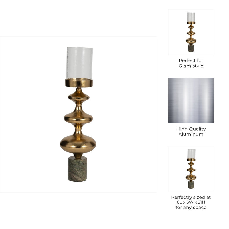 METAL, HURRICANE SPHERE, DARK GOLD, KD - Al Rugaib Furniture