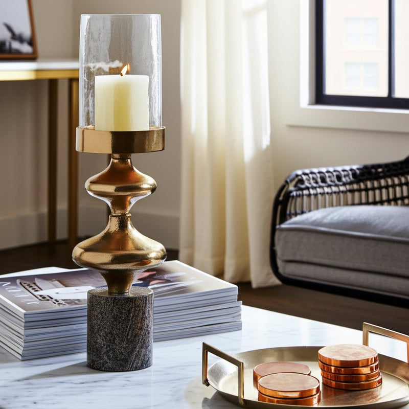 METAL, HURRICANE SPHERE, DARK GOLD, KD - Al Rugaib Furniture