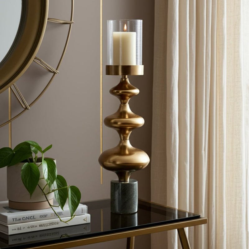 METAL, HURRICANE SPHERE, DARK GOLD, KD - Al Rugaib Furniture