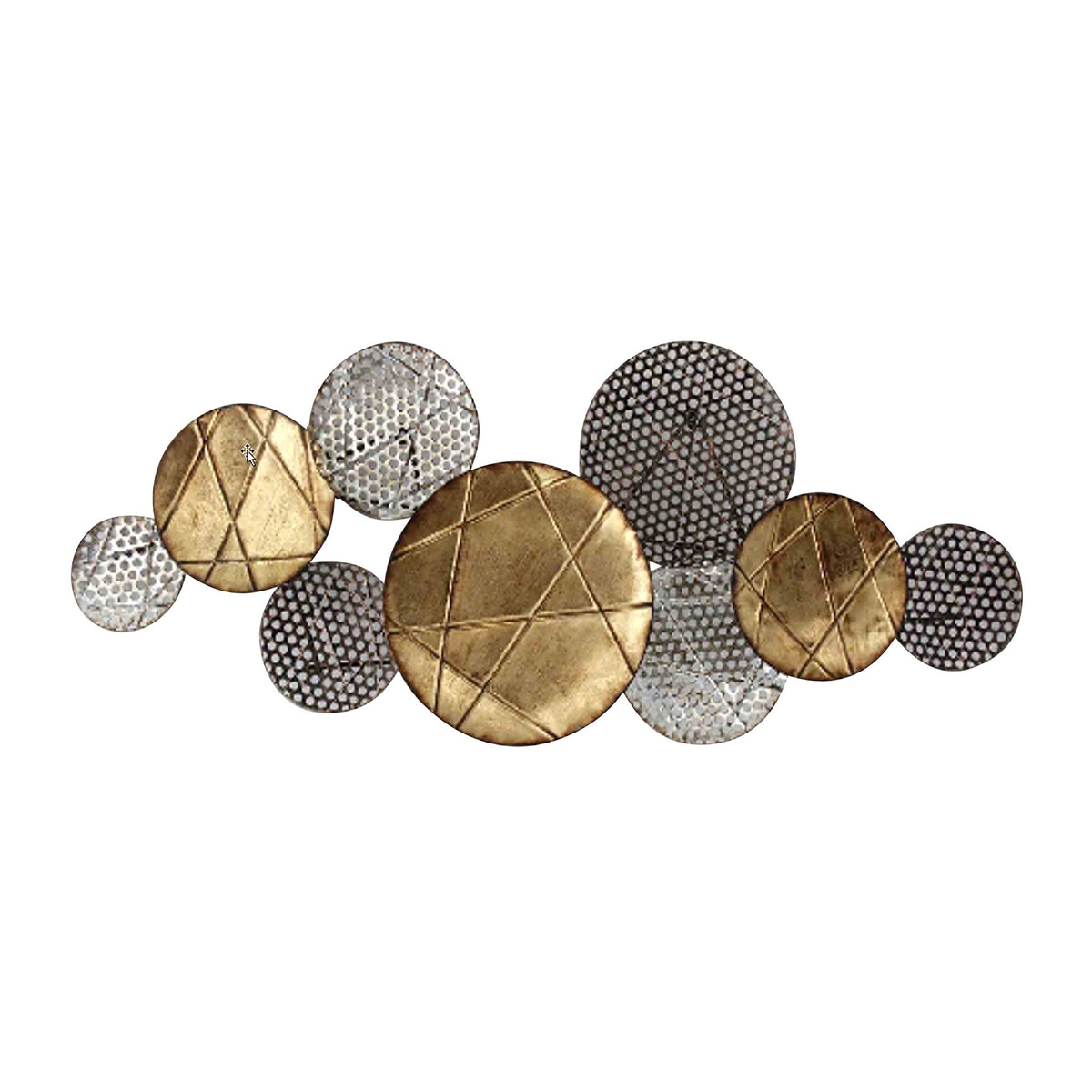 METAL MEDALLION WALL DECOR, 47.5", GOLD WB Wall Decors| Sagebrook Home