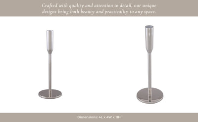 Metal Michael Taper Candle Holder - Al Rugaib Furniture