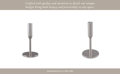 Metal Michael Taper Candle Holder - Al Rugaib Furniture