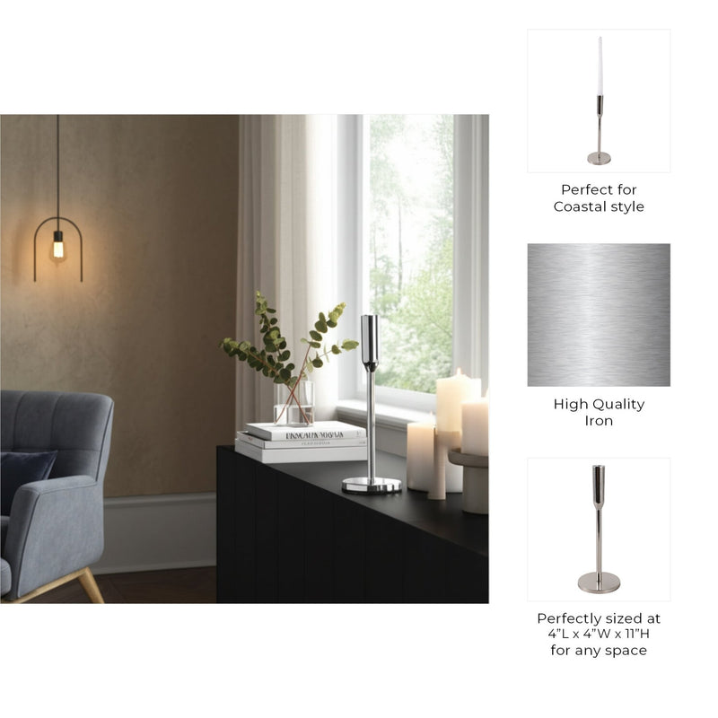 Metal Michael Taper Candle Holder - Al Rugaib Furniture