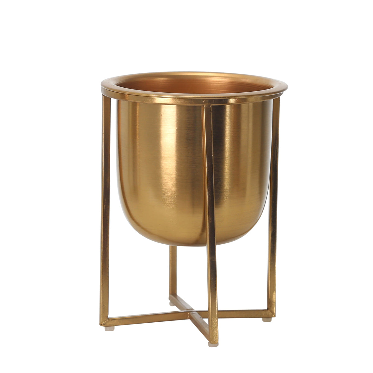 Metal planters on stand S/2 Outdoor Planters| Sagebrook Home