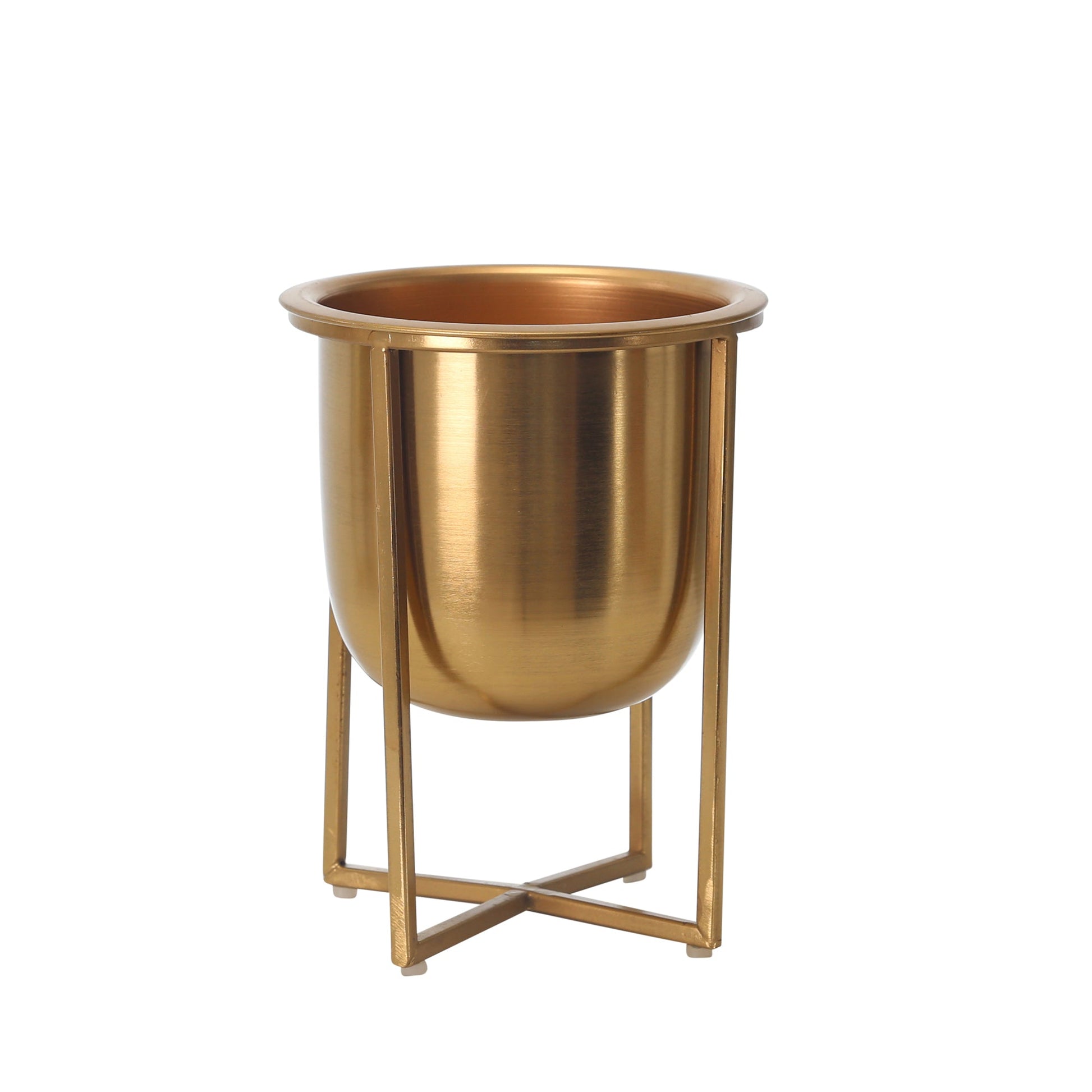 Metal planters on stand S/2 Outdoor Planters| Sagebrook Home