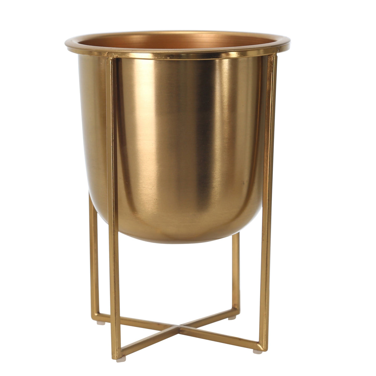 Metal planters on stand S/2 Outdoor Planters| Sagebrook Home