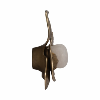 Metal, S/3 10/12/16" Womack Wall Flowers, Gold - Al Rugaib Furniture