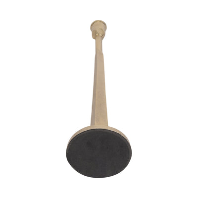 METAL, SQUARED OFF TAPER CANDLEHOLDER, GOLD - Al Rugaib Furniture