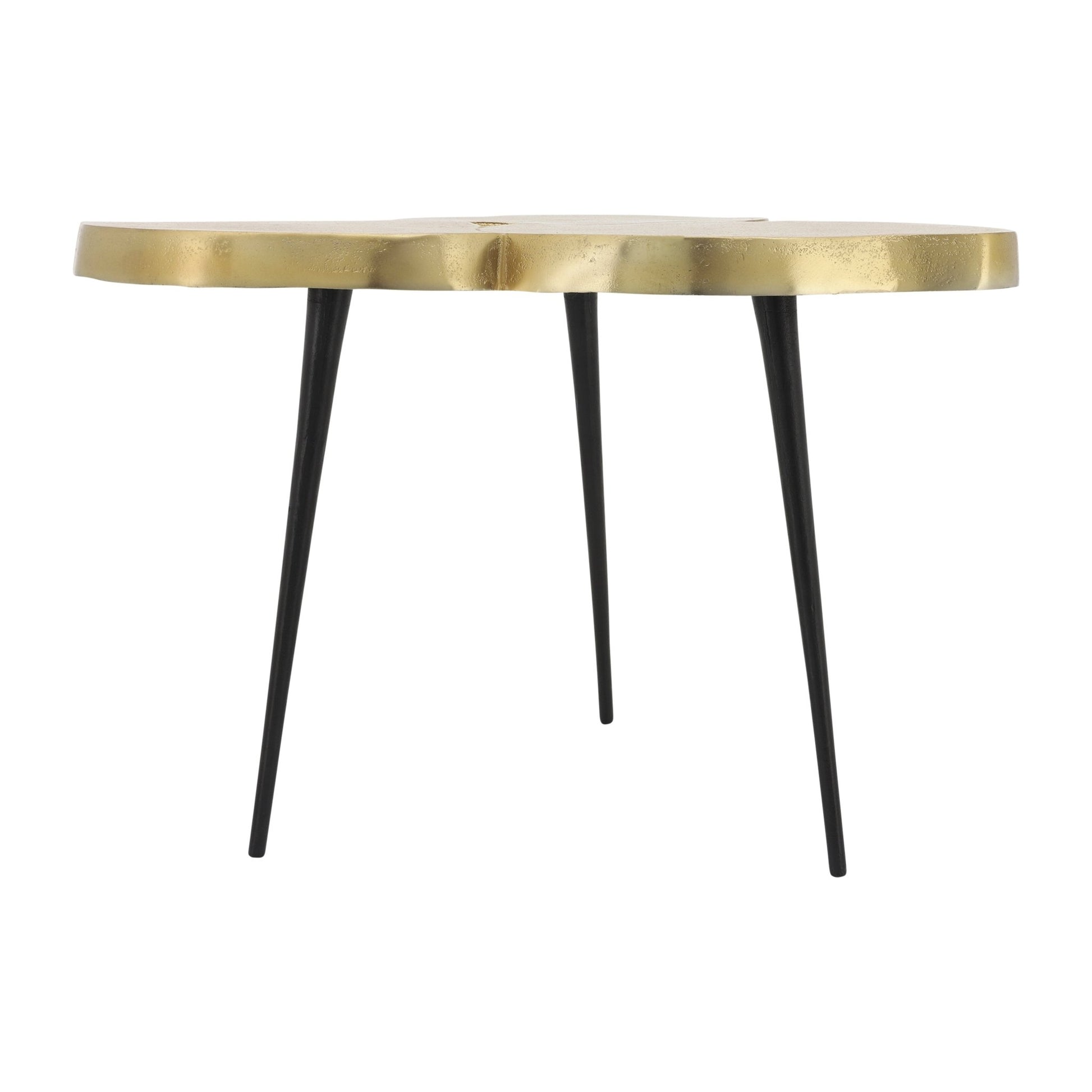Metal, Stump Design Accent Table, Gold Accent & End Tables| Sagebrook Home
