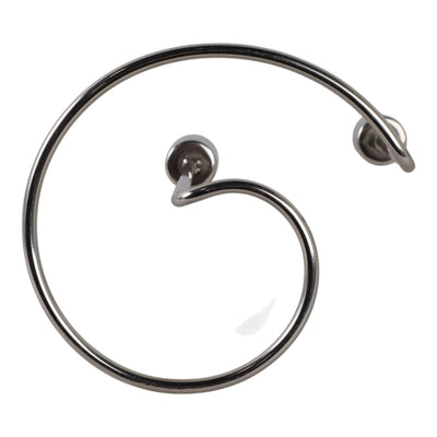 METAL, SWIRLY 2 - TAPER CANDLEHOLDER - Al Rugaib Furniture