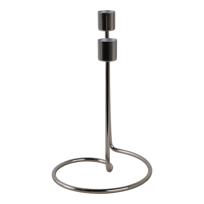 METAL, SWIRLY 2 - TAPER CANDLEHOLDER - Al Rugaib Furniture