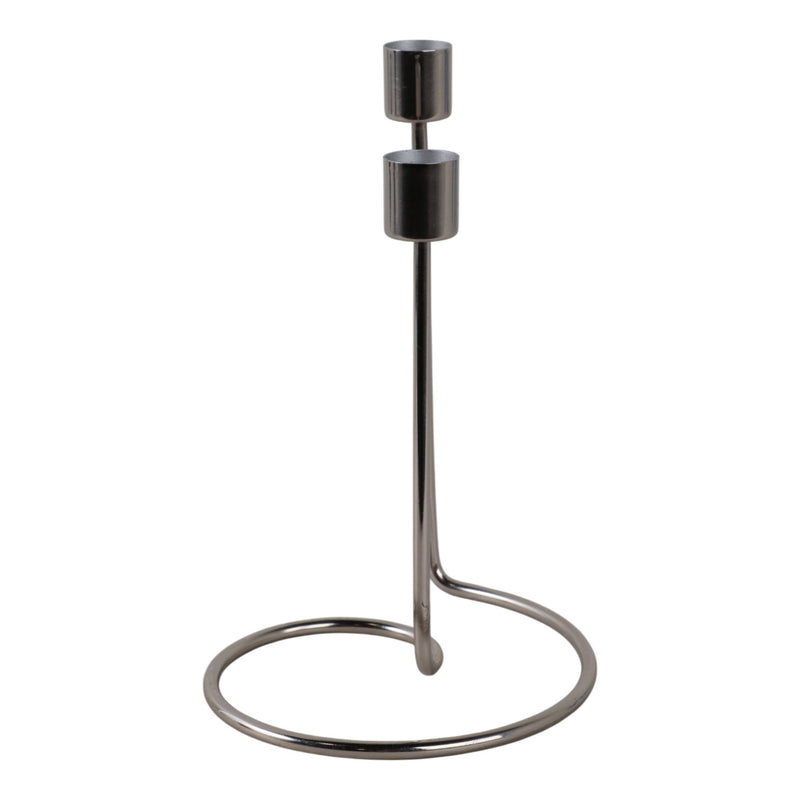 METAL, SWIRLY 2 - TAPER CANDLEHOLDER - Al Rugaib Furniture