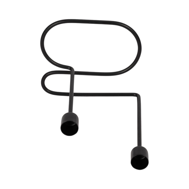 METAL, SWIRLY 2 - TAPER CANDLEHOLDER - Al Rugaib Furniture