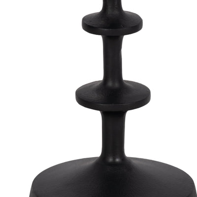 METAL, TAPER CANDLE HOLDER, BLACK - Al Rugaib Furniture