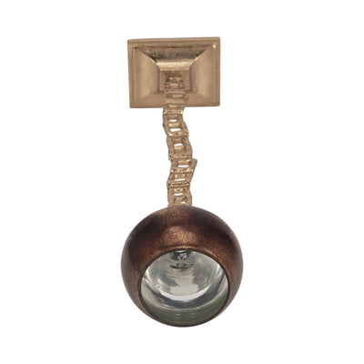 METAL, TEALIGHT HOLDER W/ BASE, GOLD - Al Rugaib Furniture