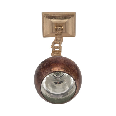 METAL, TEALIGHT HOLDER W/ BASE, GOLD - Al Rugaib Furniture