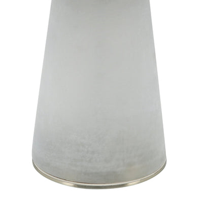 METAL TOP, 18"H NEBULAR SIDE TABLE, FROST - Al Rugaib Furniture