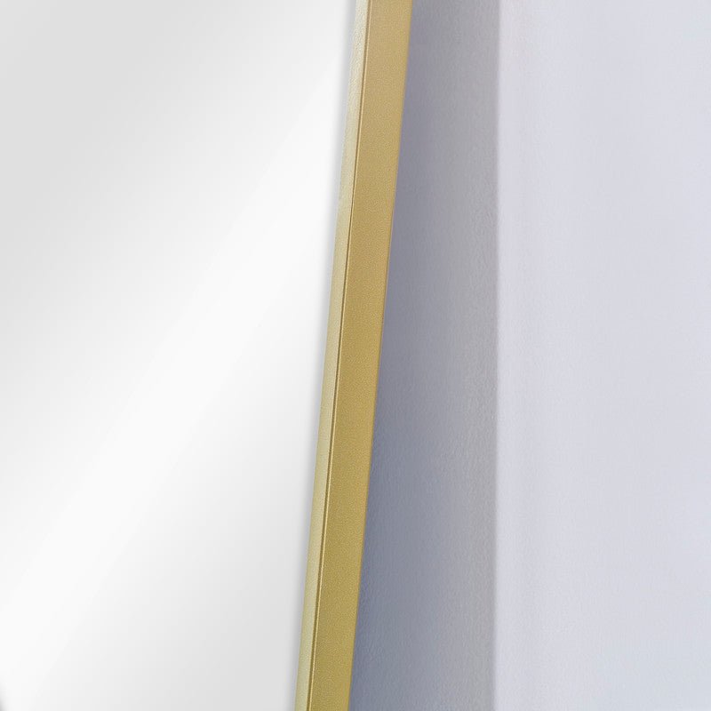 Metal Wall Mirror - Gold - Al Rugaib Furniture