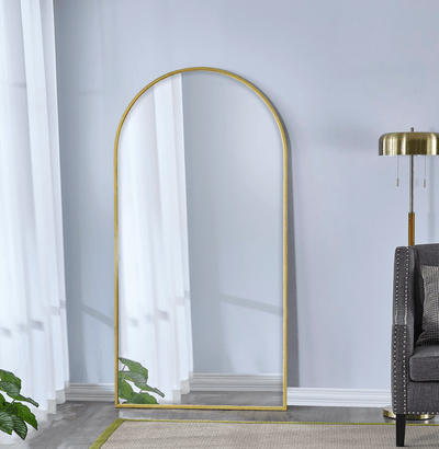 Metal Wall Mirror - Gold - Al Rugaib Furniture