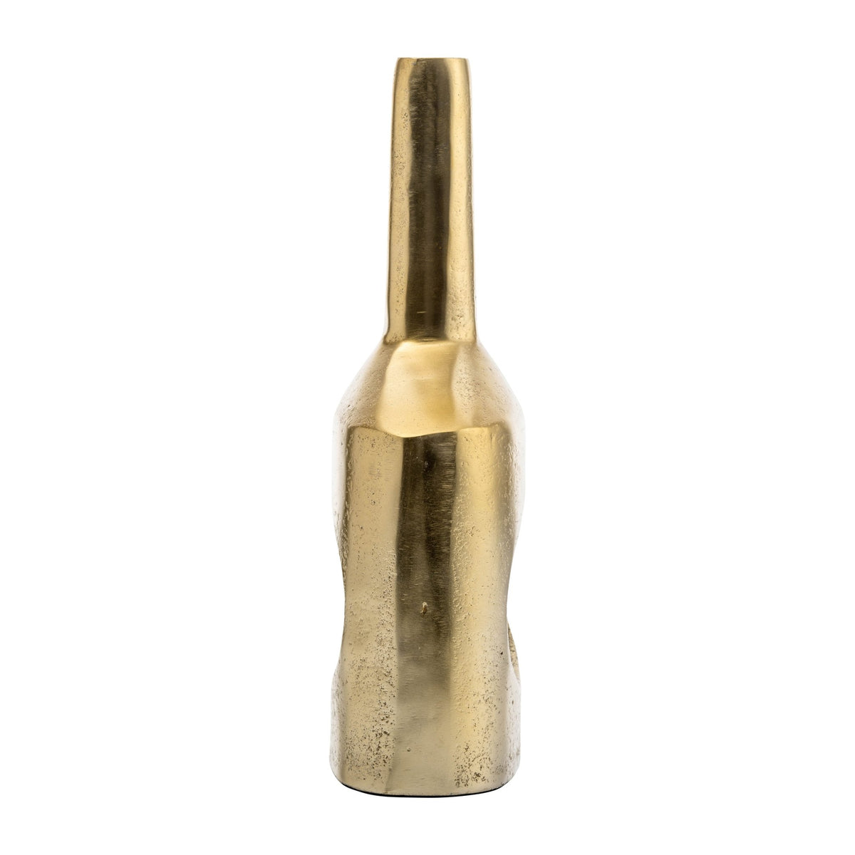 Metal,12"H, Small Modern Open Cut Out Vase,Gold Vases and Jars| Sagebrook Home