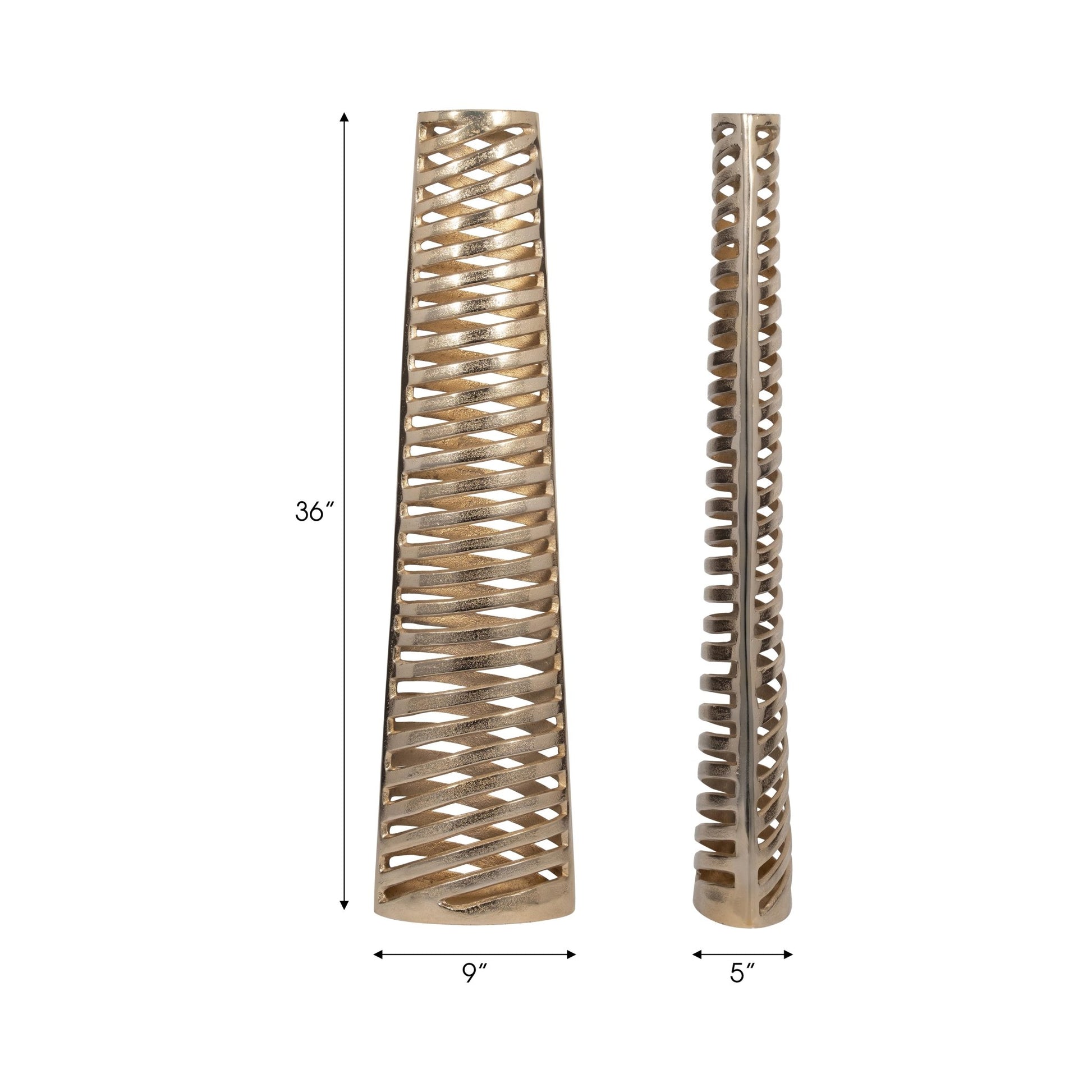Metal,Channing Gold/Champagne/Silver Vase Vases and Jars| Sagebrook Home