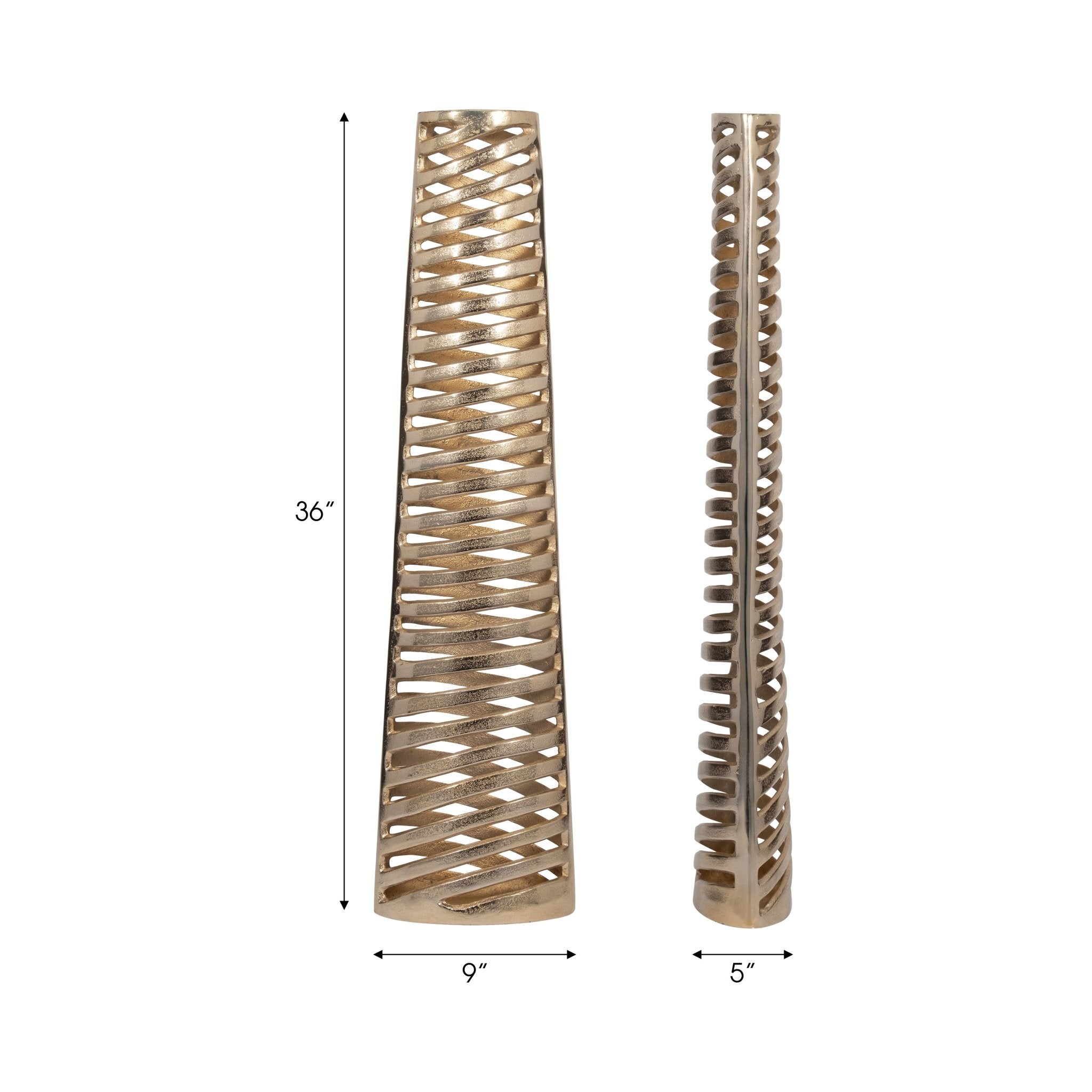 Metal,Channing Gold/Champagne/Silver Vase Vases and Jars| Sagebrook Home
