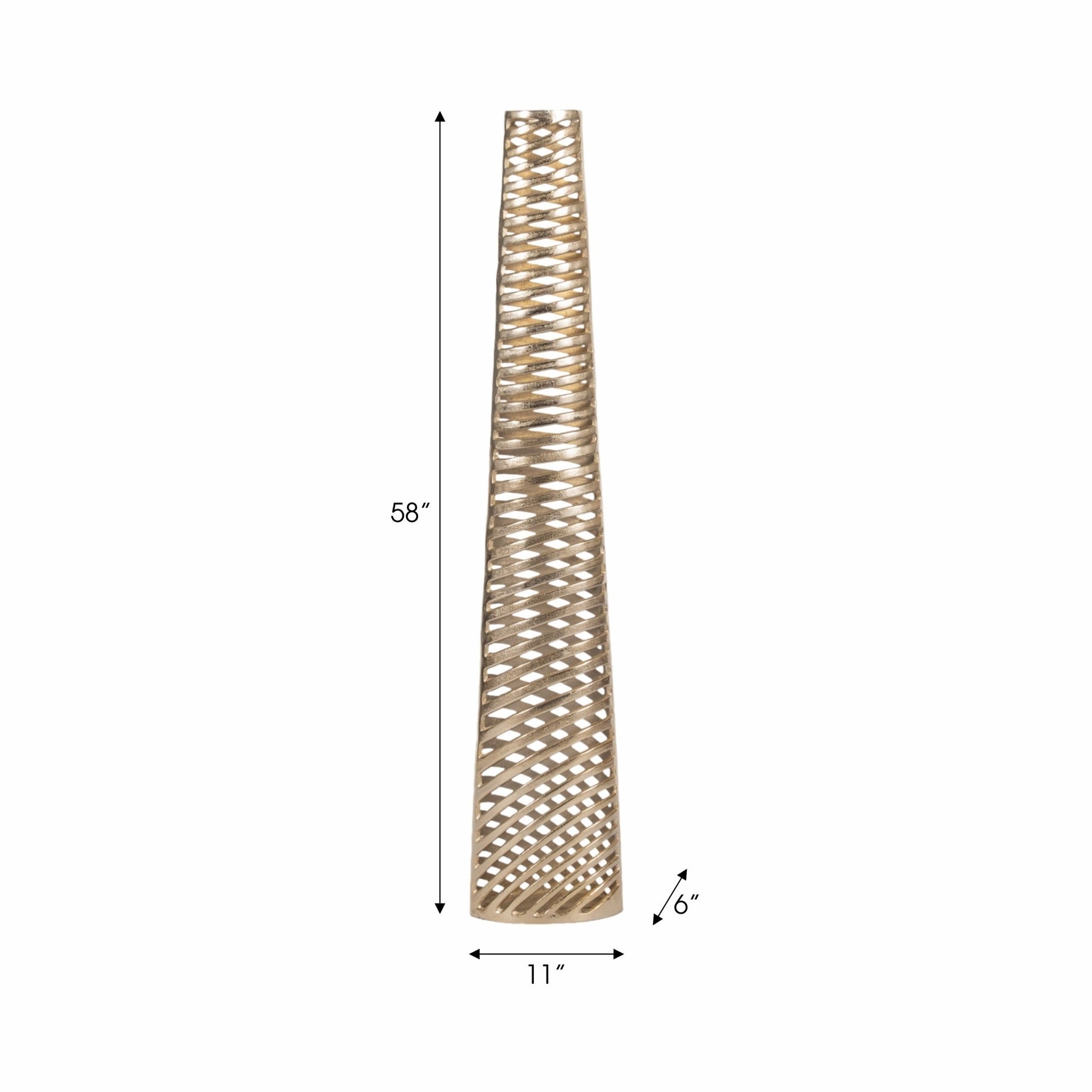 Metal,Channing Gold/Champagne/Silver Vase Vases and Jars| Sagebrook Home