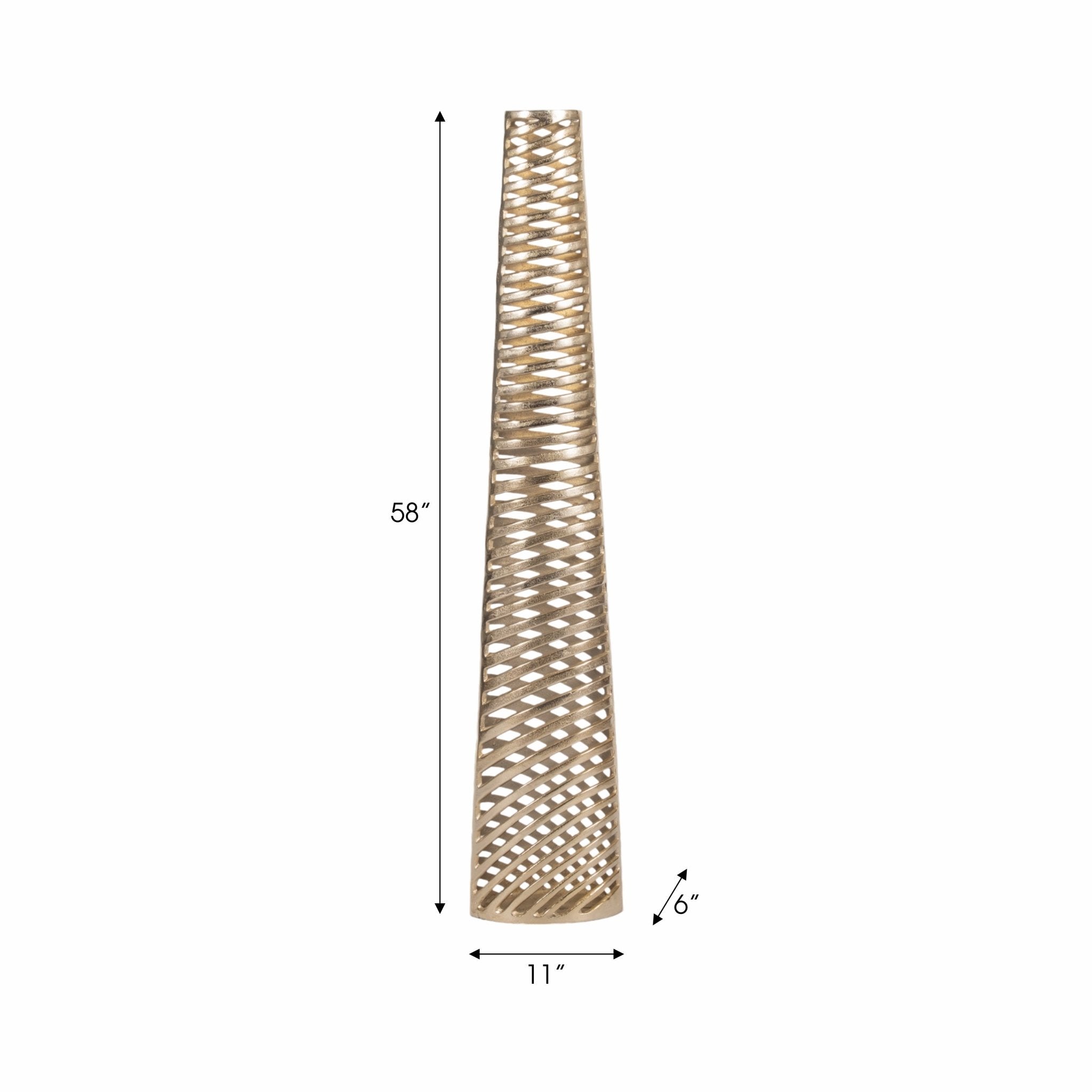 Metal,Channing Gold/Champagne/Silver Vase Vases and Jars| Sagebrook Home